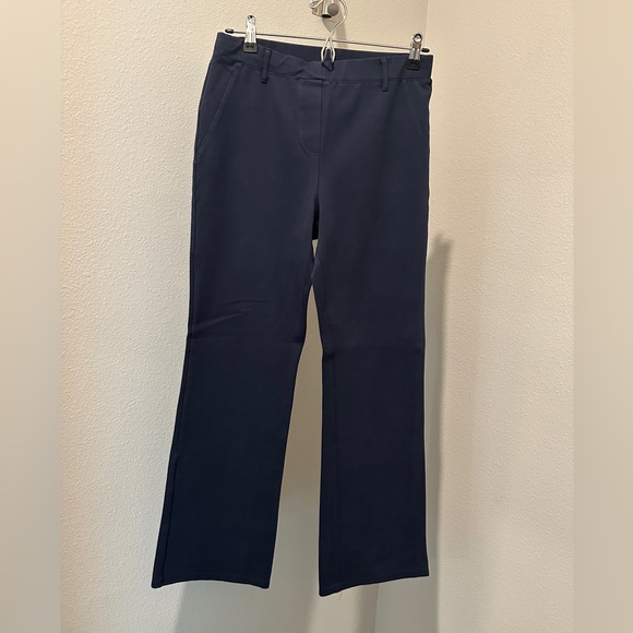 Quince Navy Boot Cut Women's Pants - Picture 5 of 7